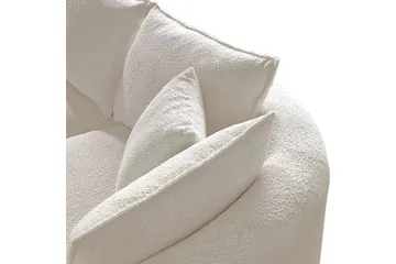 Hungirr Soffa med Divan 4-sits - Vit - Möbler - Soffa - Divansoffa & schäslongsoffa - 4 sits soffa med divan