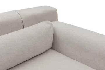 Jivago Divansoffa Höger - Beige/Svart - Möbler - Soffa - Divansoffa & schäslongsoffa - 4 sits soffa med divan