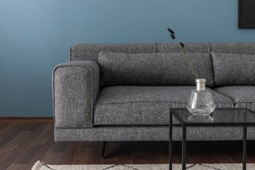 Jivago Divansoffa Höger - Grå/Svart - Möbler - Soffa - Divansoffa & schäslongsoffa - 4 sits soffa med divan