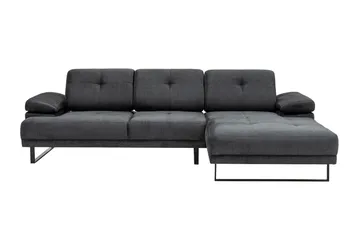 Kitimat Divansoffa 3-sits - Antracit - Möbler - Soffa - Divansoffa & schäslongsoffa - 3 sits soffa med divan