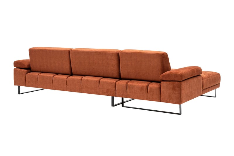 Kitimat Divansoffa 3-sits - Orange - Möbler - Soffa - Divansoffa & schäslongsoffa - 3 sits soffa med divan