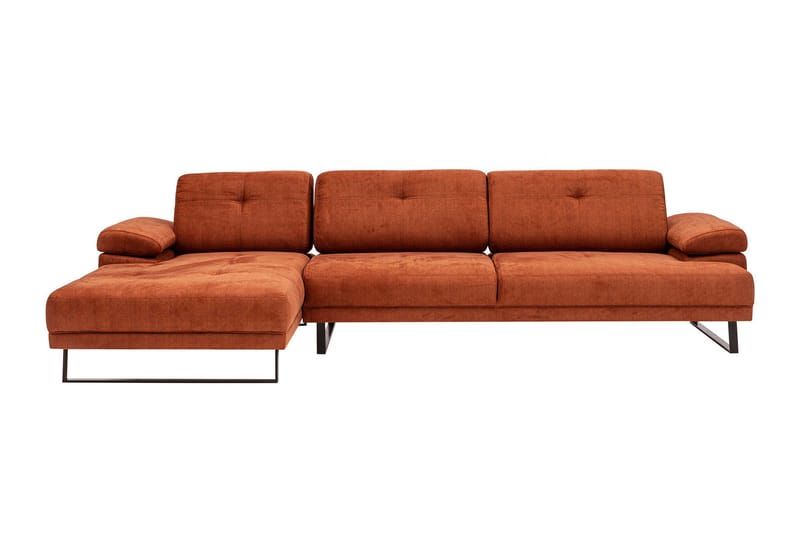 Kitimat Divansoffa 3-sits - Orange - Möbler - Soffa - Divansoffa & schäslongsoffa - 3 sits soffa med divan
