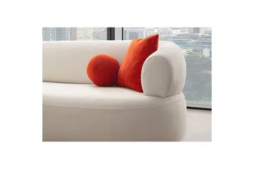 Kollumber Soffa med Divan 3-sits - Vit - Möbler - Soffa - Divansoffa & schäslongsoffa - 3 sits soffa med divan