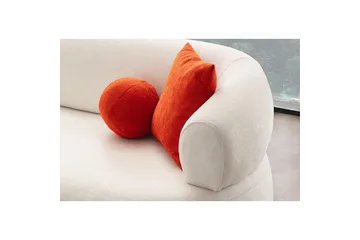 Kollumber Soffa med Divan 3-sits - Vit - Möbler - Soffa - Divansoffa & schäslongsoffa - 3 sits soffa med divan