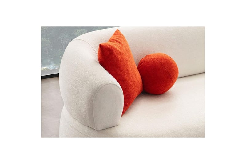 Kollumber Soffa med Divan 3-sits - Vit - Möbler - Soffa - Divansoffa & schäslongsoffa - 3 sits soffa med divan