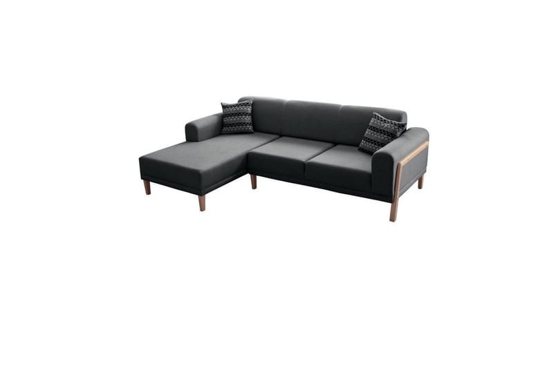Latrona Soffa med Divan 3-sits, Antracit