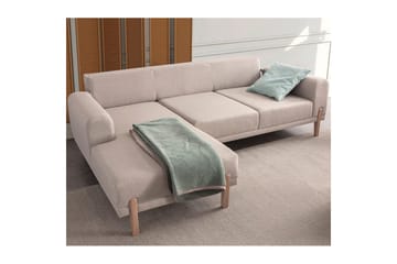 Latrona Soffa med Divan 3-sits - Krämvit - Möbler - Soffa - Divansoffa & schäslongsoffa - 3 sits soffa med divan