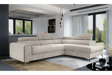 Laurece Schäslongsoffa Höger - Beige - Möbler - Soffa - Divansoffa & schäslongsoffa