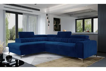 Laurece Schäslongsoffa Vänster - Blå - Möbler - Soffa - Divansoffa & schäslongsoffa