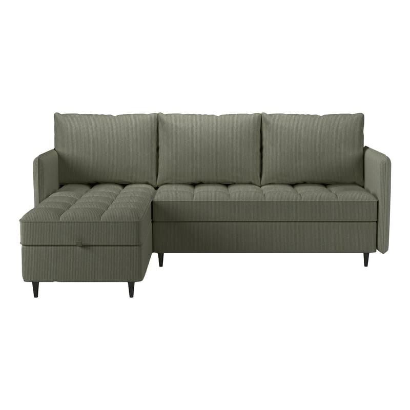 Lindhus 3-sits Soffa med vändbar divan och förvaring - Grön - Möbler - Soffa - Divansoffa & schäslongsoffa - 3 sits soffa med divan