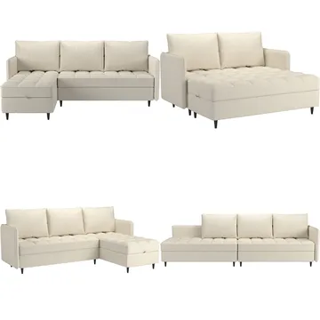 Lindhus Soffa med Divan 3-sits - Grå - Möbler - Soffa - Divansoffa & schäslongsoffa - 3 sits soffa med divan