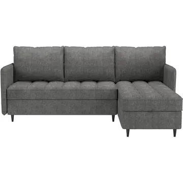 Lindhus Soffa med Divan 3-sits - Grå - Möbler - Soffa - Divansoffa & schäslongsoffa - 3 sits soffa med divan