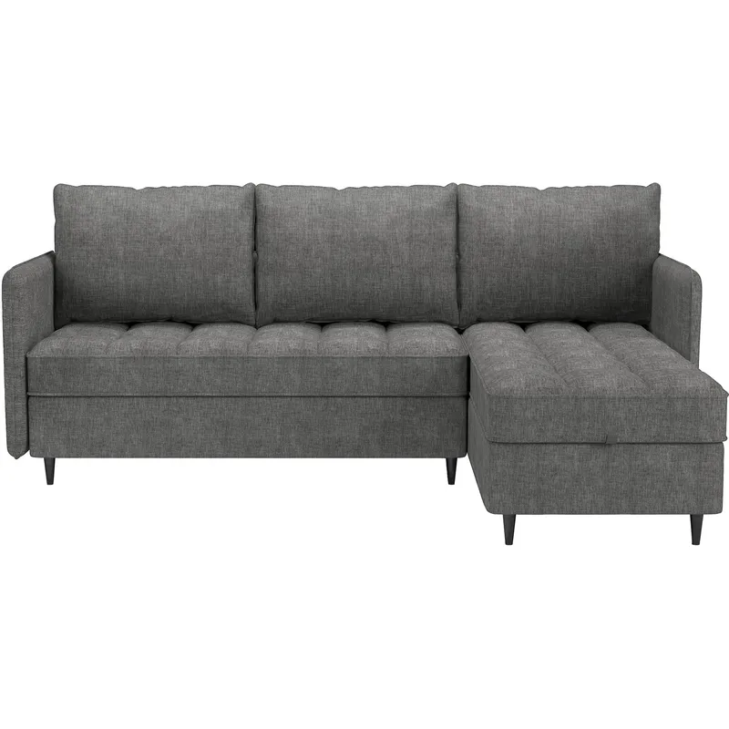Lindhus Soffa med Divan 3-sits - Grå - Möbler - Soffa - Divansoffa & schäslongsoffa - 3 sits soffa med divan