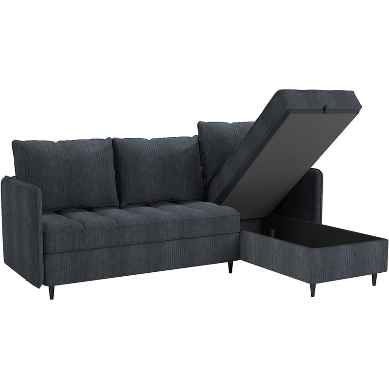 Lindhus Soffa med Divan 3-sits - Grå - Möbler - Soffa - Divansoffa & schäslongsoffa - 3 sits soffa med divan