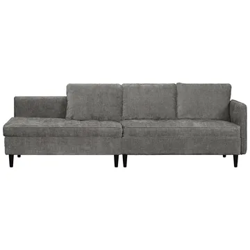 Lindhus Soffa med Divan 3-sits - Grå - Möbler - Soffa - Divansoffa & schäslongsoffa - 3 sits soffa med divan