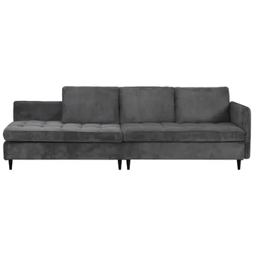 Lindhus Soffa med Divan 3-sits - Grå - Möbler - Soffa - Divansoffa & schäslongsoffa - 3 sits soffa med divan