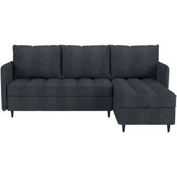 Lindhus Soffa med Divan 3-sits - Grå - Möbler - Soffa - Divansoffa & schäslongsoffa - 3 sits soffa med divan