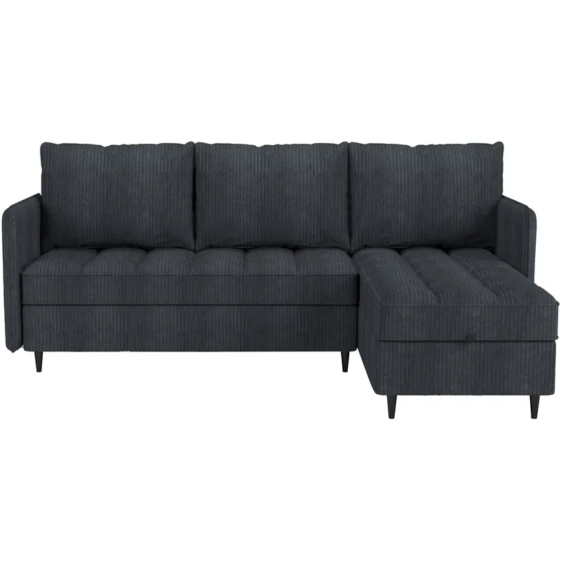 Lindhus Soffa med Divan 3-sits - Grå - Möbler - Soffa - Divansoffa & schäslongsoffa - 3 sits soffa med divan