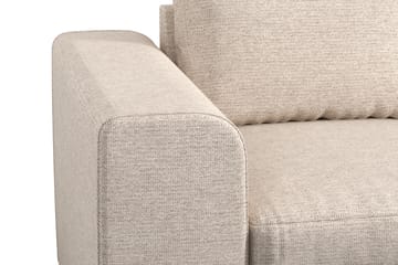 Link 3-sits Vändbar L-formad Divansoffa i Tyg - Beige - Möbler - Soffa - Divansoffa & schäslongsoffa - 3 sits soffa med divan