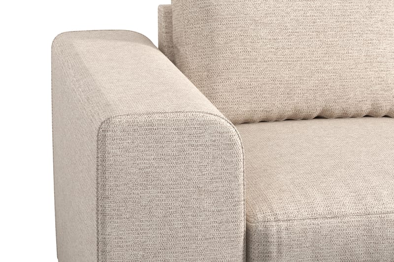 Link 3-sits Vändbar L-formad Divansoffa i Tyg - Beige - Möbler - Soffa - Divansoffa & schäslongsoffa - 3 sits soffa med divan