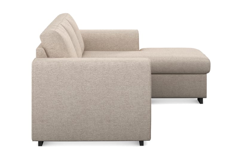 Link 3-sits Vändbar L-formad Divansoffa i Tyg - Beige - Möbler - Soffa - Divansoffa & schäslongsoffa - 3 sits soffa med divan