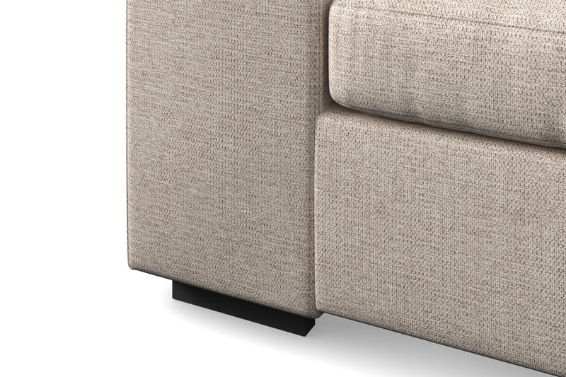 Link 3-sits Vändbar L-formad Divansoffa i Tyg - Beige - Möbler - Soffa - Divansoffa & schäslongsoffa - 3 sits soffa med divan