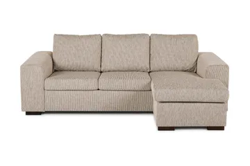 Link 3-sits Vändbar L-formad Divansoffa i Tyg - Beige - Möbler - Soffa - Divansoffa & schäslongsoffa - 3 sits soffa med divan
