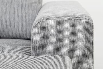 Link 3-sits Vändbar L-formad Divansoffa i Tyg - Ljusgrå - Möbler - Soffa - Divansoffa & schäslongsoffa - 3 sits soffa med divan