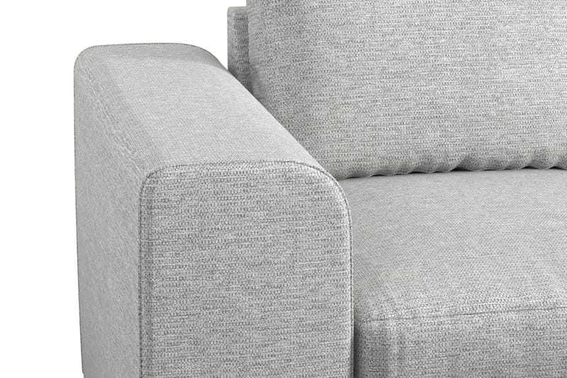 Link 3-sits Vändbar L-formad Divansoffa i Tyg - Ljusgrå - Möbler - Soffa - Divansoffa & schäslongsoffa - 3 sits soffa med divan