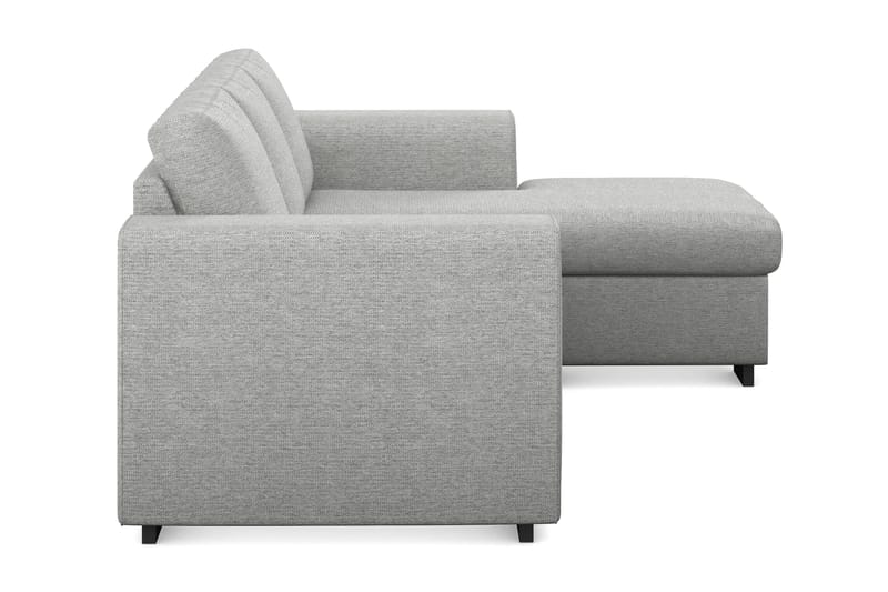 Link 3-sits Vändbar L-formad Divansoffa i Tyg - Ljusgrå - Möbler - Soffa - Divansoffa & schäslongsoffa - 3 sits soffa med divan