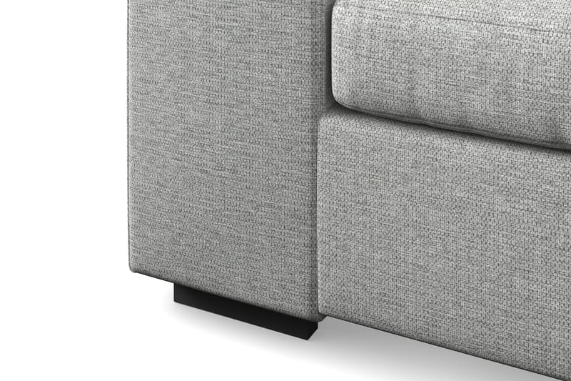 Link 3-sits Vändbar L-formad Divansoffa i Tyg - Ljusgrå - Möbler - Soffa - Divansoffa & schäslongsoffa - 3 sits soffa med divan
