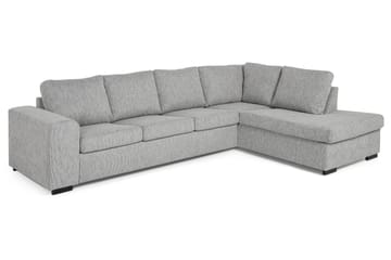 Link 4-sits Högervänd L-formad Large Schäslongsoffa i Tyg - Ljusgrå - Möbler - Soffa - Divansoffa & schäslongsoffa - 4 sits soffa med divan