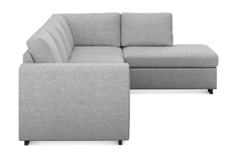 Link 4-sits Högervänd L-formad Schäslongsoffa i Tyg - Ljusgrå - Möbler - Soffa - Divansoffa & schäslongsoffa - 4 sits soffa med divan