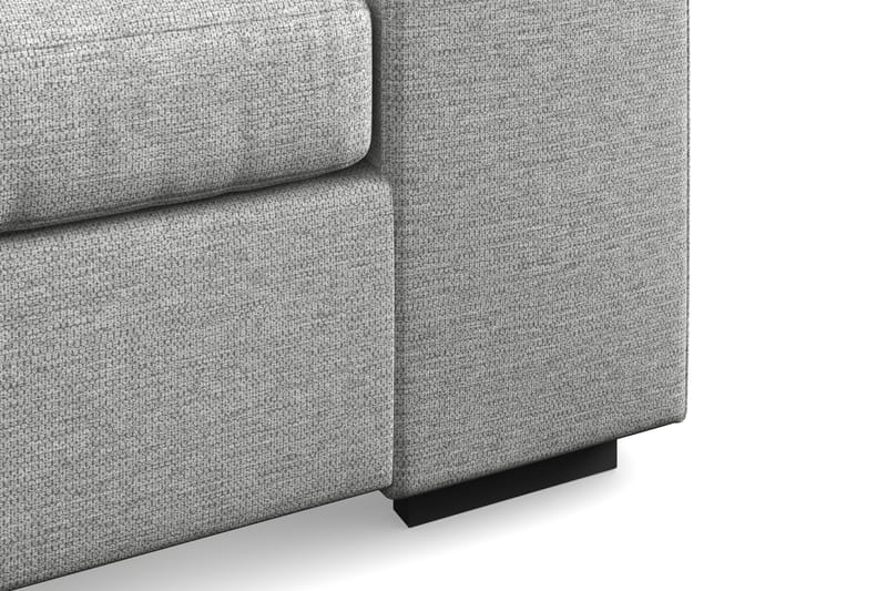 Link 4-sits U-formad Soffa med dubbeldivan i Tyg - Ljusgrå - Möbler - Soffa - Divansoffa & schäslongsoffa - 4 sits soffa med divan