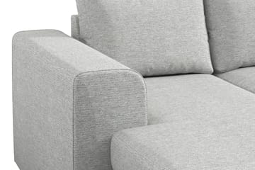 Link 4-sits U-formad Soffa med dubbeldivan i Tyg - Ljusgrå - Möbler - Soffa - Divansoffa & schäslongsoffa - 4 sits soffa med divan