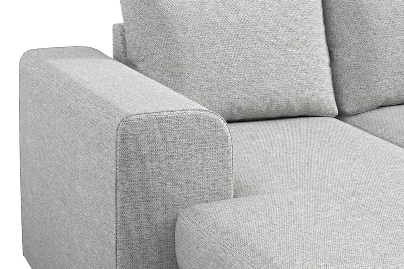 Link 4-sits U-formad Soffa med dubbeldivan i Tyg - Ljusgrå - Möbler - Soffa - Divansoffa & schäslongsoffa - 4 sits soffa med divan