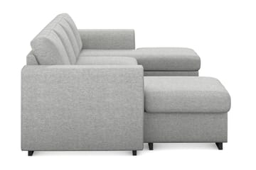 Link 4-sits U-formad Soffa med dubbeldivan i Tyg - Ljusgrå - Möbler - Soffa - Divansoffa & schäslongsoffa - 4 sits soffa med divan