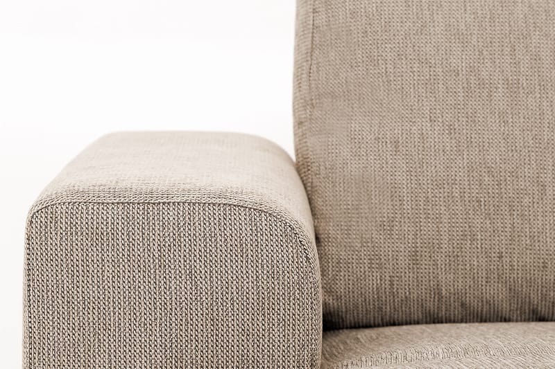 Link 4-sits Vänstervänd L-formad Large Schäslongsoffa i Tyg - Beige - Möbler - Soffa - Divansoffa & schäslongsoffa - 4 sits soffa med divan