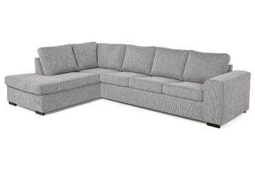 Link 4-sits Vänstervänd L-formad Large Schäslongsoffa i Tyg - Ljusgrå - Möbler - Soffa - Divansoffa & schäslongsoffa - 4 sits soffa med divan