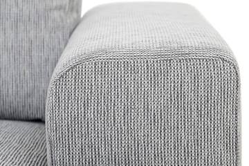 Link 4-sits Vänstervänd L-formad Large Schäslongsoffa i Tyg - Ljusgrå - Möbler - Soffa - Divansoffa & schäslongsoffa - 4 sits soffa med divan