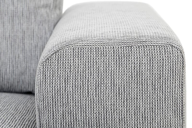 Link 4-sits Vänstervänd L-formad Large Schäslongsoffa i Tyg - Ljusgrå - Möbler - Soffa - Divansoffa & schäslongsoffa - 4 sits soffa med divan