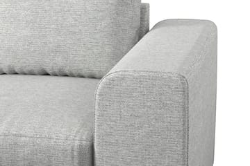 Link 4-sits Vänstervänd L-formad Large Schäslongsoffa i Tyg - Ljusgrå - Möbler - Soffa - Divansoffa & schäslongsoffa - 4 sits soffa med divan