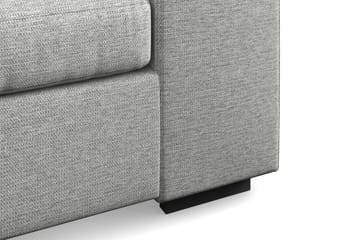 Link 4-sits Vänstervänd L-formad Large Schäslongsoffa i Tyg - Ljusgrå - Möbler - Soffa - Divansoffa & schäslongsoffa - 4 sits soffa med divan
