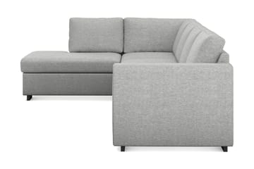 Link 4-sits Vänstervänd L-formad Large Schäslongsoffa i Tyg - Ljusgrå - Möbler - Soffa - Divansoffa & schäslongsoffa - 4 sits soffa med divan