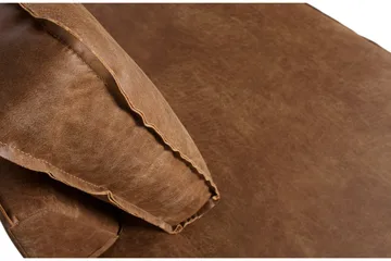 Lissbon 3-sits Vänster L-formad Hörnsoffa med Divan i Skinn - Cognac - Möbler - Soffa - Divansoffa & schäslongsoffa - 3 sits soffa med divan