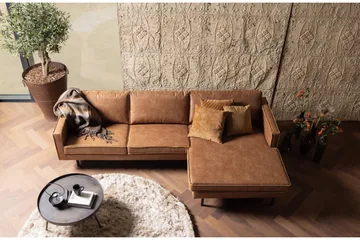 Lissbon Divansoffa Höger - Cognac - Möbler - Soffa - Divansoffa & schäslongsoffa