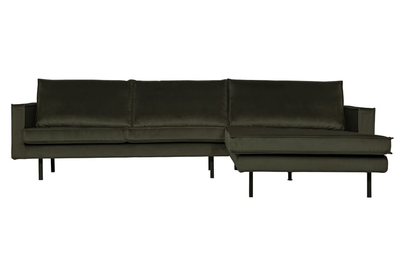 Lissbon Divansoffa Höger - Mörkgrön - Möbler - Soffa - Divansoffa & schäslongsoffa