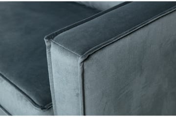 Lissbon Hörnsoffa - Blågrön - Möbler - Soffa - Divansoffa & schäslongsoffa - 3 sits soffa med divan
