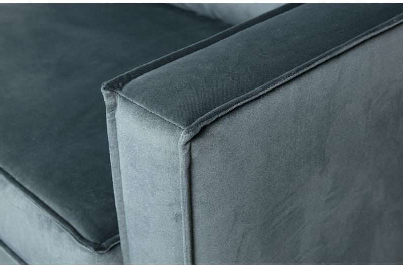 Lissbon Hörnsoffa - Blågrön - Möbler - Soffa - Divansoffa & schäslongsoffa - 3 sits soffa med divan