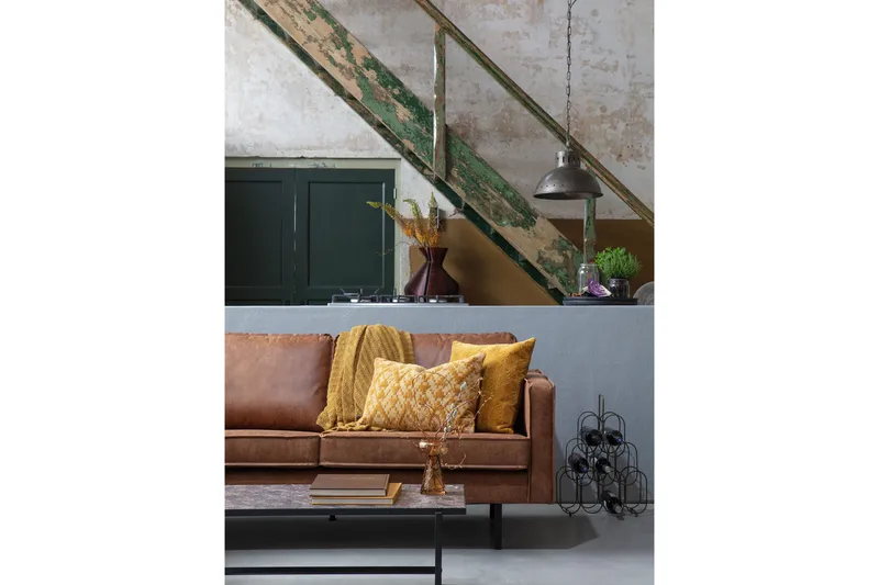 Lissbon Hörnsoffa - Cognac - Möbler - Soffa - Divansoffa & schäslongsoffa